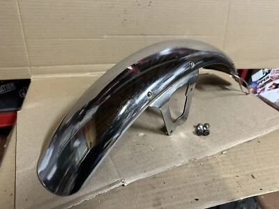 82 Honda CM450E Front Fender w/ Mount Bolt Set OEM CM450 CM400 -93 - Image 1 of 4