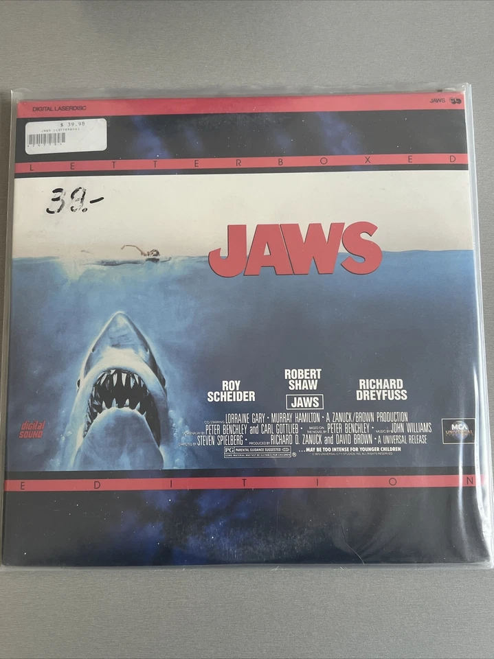LD Laserdisc Jaws Letterbox Der weiße Hai) in EN LD (US-LD) - Bild 1 von 3