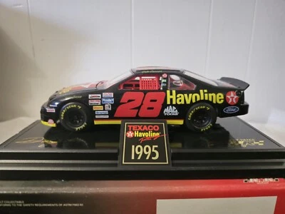 Dale Jarrett 1995 Thunderbird Collector Series Texaco Havoline Racing 1/24 Bank - Image 1 of 4