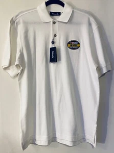 Brand New Nascar Nextel Cup Series White Polo Shirt By Ashworth Size Small - Picture 1 of 4