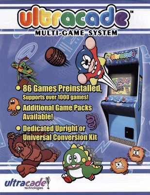 2004 ULTRACADE MULTI-GAME SYSTEM VIDEO FLYER - Image 1 of 4