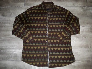 Vintage Woolrich Indian Blanket Aztec Mens Cotton Southwestern Shirt XLarge XL - Picture 1 of 9