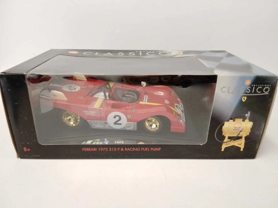 Diecast Shell Ferrari 312 P #2 Andretti - Ickx 1972 With Racing Pump Fuel 1/18 - Image 1 of 3