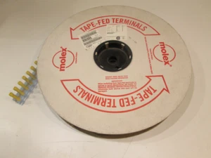 Molex 0191540030 InsulKrimp Yellow Butt Connector 10-12AWG QTY. 500 Tape Reel - Picture 1 of 3