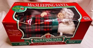 Vintage Telco Motion-ettes Animated Sleeping Santa, Snores & Whistles Christmas - Picture 1 of 13