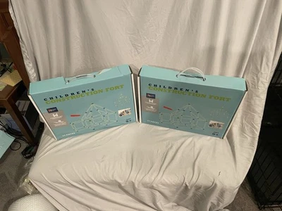 2 Sets Childrens Construction Fort Kids Funphix Ultimate 143 Pieces Partial Set - Image 1 of 4