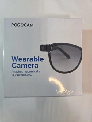 POGOTEC Pogocam Wearable Camera - Photo & HD Video. Attaches Magnetically to Glasses.