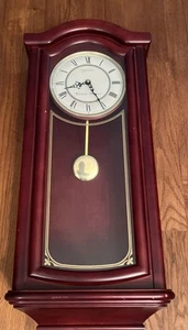 SEIKO Mahogany Wood Arched Wall Clock Pendulum Westminster 30X12” Not Working. - Picture 1 of 23