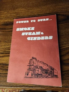 Pennsylvania Rail Road Lokomotive Booklet - Power To Burn Smoke Steam & Cinders - Bild 1 von 5