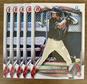 2025 Bowman (5) Paper Base card Lot #BP-84 Jansel Luis Diamondbacks - Bild 1 von 1