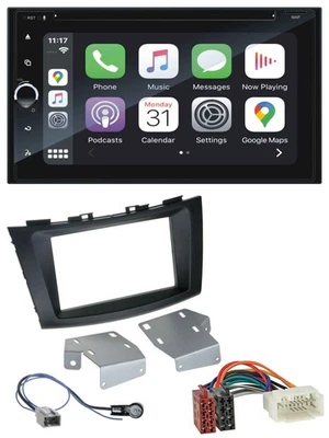 Blaupunkt 2DIN Bluetooth DAB USB DVD MP3 Autoradio für Suzuki Swift (ab 2010) - Bild 1 von 4
