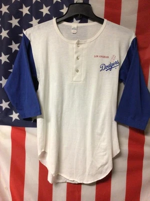 Vtg 80s Sportswear LA Dodgers Baseball T-shirt L (80s size). SS. Unisex. USA. - Image 1 of 4