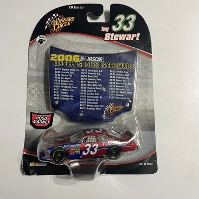 2006 Tony Stewart # 33 Old Spice Winner's Circle Busch Series Schedule Hood 1/64 - Image 1 of 4