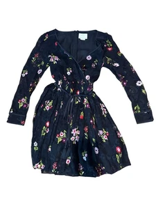 🌸 Kate Spade New York Floral Dress – Size 2 – Sheer Overlay (309) - Picture 1 of 8