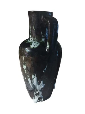 Ancienne amphore vase a anse type Vallauris reliefs collection - Photo 1/4