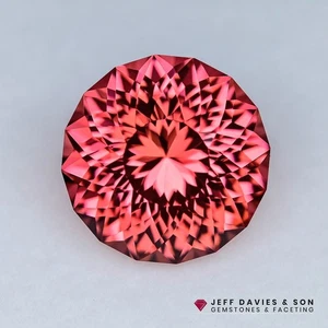 Präzisionsschliff - 13,40ct LAB Padparadcha Saphir - Pulled Czochralski - Bild 1 von 2