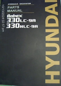 Hyundai HYDRAULIC EXCAVATOR Parts Manual ROBEX 330 LC-9A, 330 NLC-9A ENGLISH #13 - Picture 1 of 10