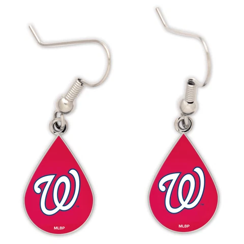 Washington Nationals Tear Drop Earrings Cover