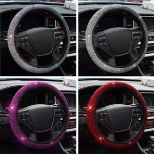 Universal Bling Car Steering Wheel Cover For 15''/38cm Auto Interior Accessories - Imagen 1 de 16