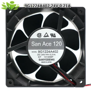 SANYO 9G1224A402 24V 0.21A 2-wire double ball inverter cooling fan - Picture 1 of 5