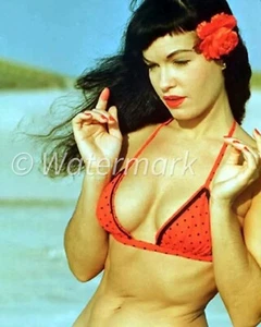 VINTAGE 1950s PIN UP Actress Model BETTIE PAGE - 8X10 PUBLICITY PHOTO - Bild 1 von 3