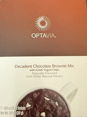 Cioccolato Brownie Mix Optavia 7 confezioni scadenza 26/09 nuovo con scatola spedizione gratuita - Immagine 1 di 2