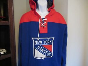 New York Rangers Fanatics Fleece Hoodie Sweatshirt Men's XL nwt Free Ship 