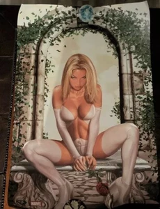 2003 Marvel Emma Frost Poster By Greg Horn - Bild 1 von 2