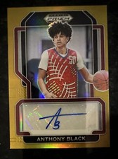2022 Panini Prizm Draft Picks GOLD Autograph #10/10 Anthony Black Auto Magic RC!