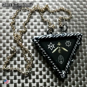 talisman protection amulet protective symbol aleister crowley necklace pendant 1 - Picture 1 of 24