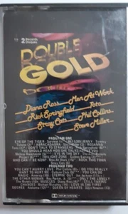 Double Gold Cassette Tape Featuring Diana Ross-Men at Work-Rick Springfield-Tot - Picture 1 of 6