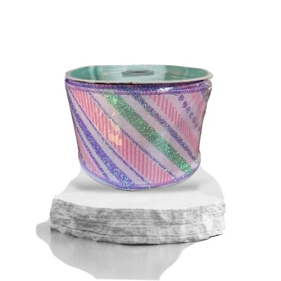 Cinta de borde con cable de 10 yardas Primavera Pascua Verano Foto 1 de 3