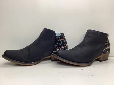WOMENS ROPER CASUAL COWBOY  BLACK BOOTS SIZE 9.5 - Image 1 of 4