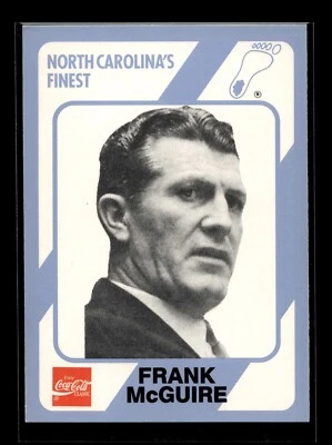 1989-90 Collegiate Collection/Coca-Cola #104 Frank McGuire (EX)(BSK) - Image 1 of 2