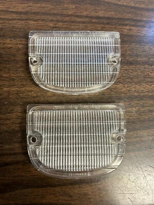 1963 BUICK  WILDCAT  BACKUP LIGHT LENSES  PAIR  NOS GM GUIDE  715 - Image 1 of 2