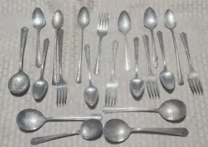 18 Antique Vintage Plate Silverware Wm A Rogers Japan National Stainless EPNS - Picture 1 of 1
