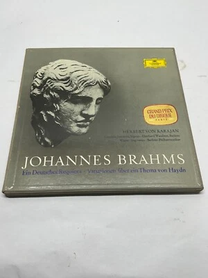 Brahms Ein Deutsches Requiem Von Karajan 1964 GERMANY 2LP Box Set - EX Foto 1 de 4