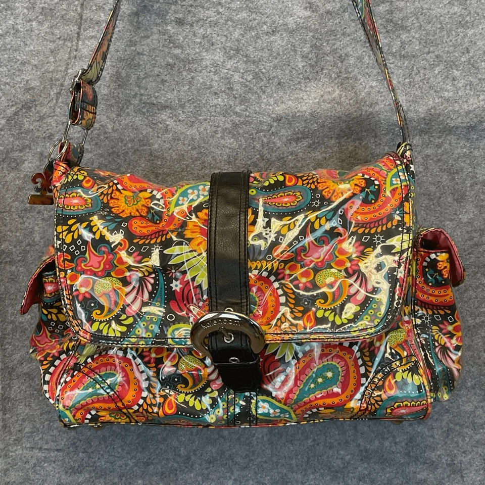 KALENCOM New Orleans Baby Bag with Pouch One Size Multicolor Paisley Laminated - Image 1 of 4