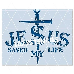 Jesus Christ stencil - Reusable&Durable Pray Nativity Cross Easter Christmas - Picture 1 of 3