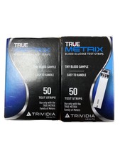 100 True Metrix Blood Glucose Test Strips (2 Boxes Of 50)11/2021