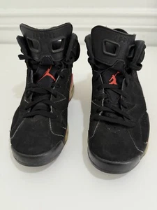 Nike Air Jordan 6 Retro Mid Infrared Shoes 384664-060 Black Men’s Size 9 No Box - Picture 1 of 15