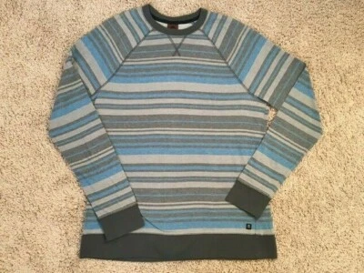 Camisa Tony Hawk Gris y Azul Rayas Manga Larga, Hombre’s XL Foto 1 de 4