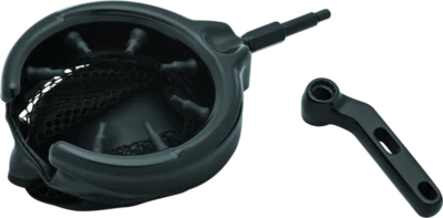 Kuryakyn Drink Holder With Basket Perch Mount Gloss Black - Image 1 of 2