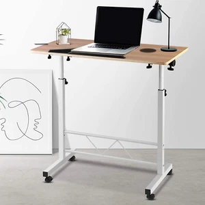 Laptop Table, Adjustable Stand Desk Desktop Computer Standing Study Desks Bed Si - Picture 1 of 11