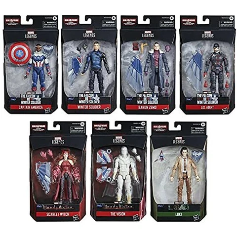 Marvel Legends Disney + Wave 1 Captain America - 6 Inch Action Figures (Fligh Cover
