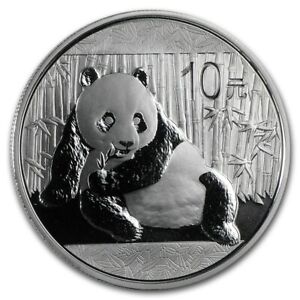 China 10 Yuan Panda 2015 1 oz .999 Silver Coin