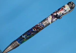 Mungojerrie Katze Kugelschreiber Drehstift in antikem Zinn - Purrfect Katzenliebhaber Geschenk - Bild 1 von 9