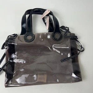 Victoria's Secret Women's Transparent Handbag Colorblock Double Handles NWT - Picture 1 of 4