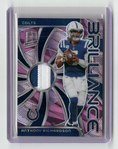 2024 PANINI SPECTRA #BRI-ARN ANTHONY RICHARDSON BRILLIANCE PATCH PINK NEON /15 - Bild 1 von 2