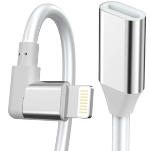 iPhone Charger Extension Cable,[Apple MFi Certified] 90 Degree Lightning...  - Picture 1 of 9